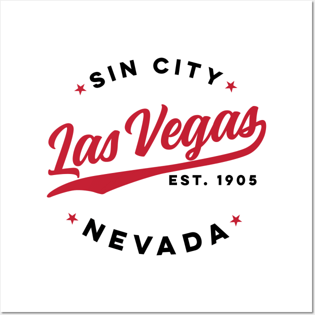 Sin City Las Vegas Nevada Wall Art by DetourShirts